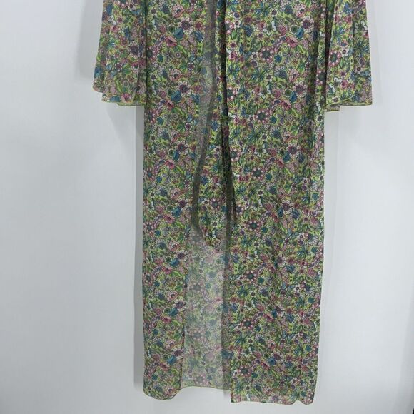 Lovers & Friends Floral Set Ring My Bell Robe And Shorts Size Small - Picture 5 of 16